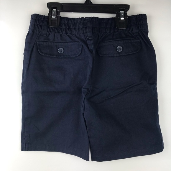 French Toast Kids Shorts. 2 Short Pant Bundle; Navy Blue and Beige. Size: 7. - Picture 9 of 12